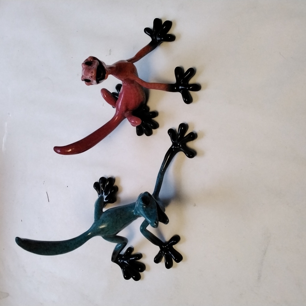 Gecko figurines